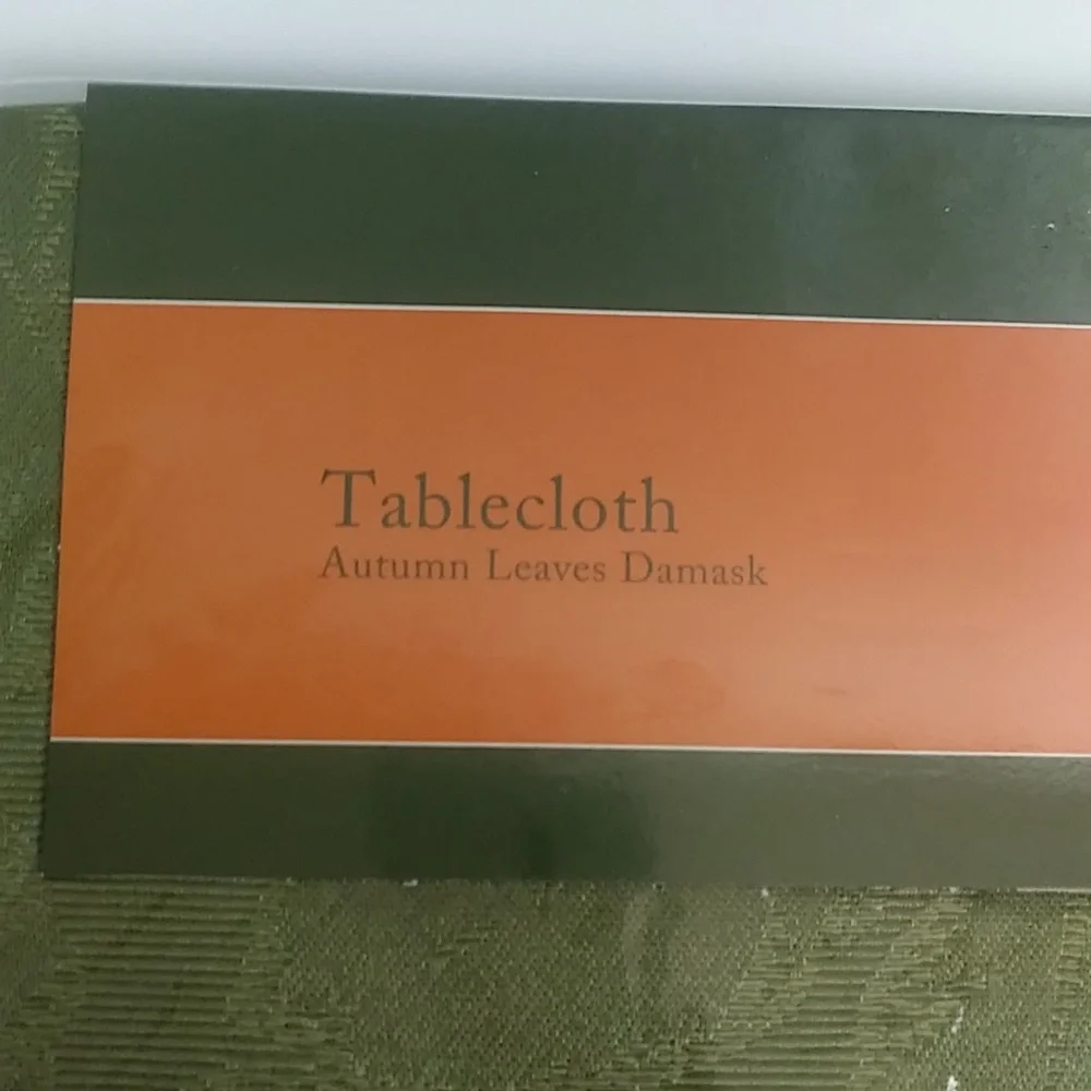 Harvest new tablecloth